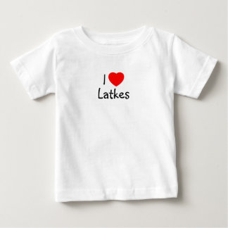 Pour Bébé J'ai "coeur" Latkes enfants t-shirt à manches long