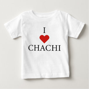 Pour Bébé J'AIME CHACHI Baby T-shirt 