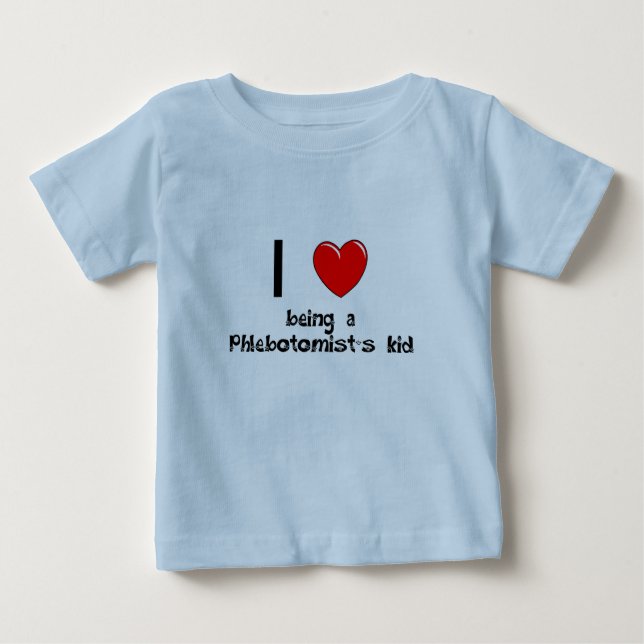 Pour Bébé J'aime être le T-shirt de l'enfant d'un (Devant)
