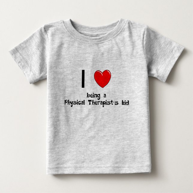 Pour Bébé J'aime être le T-shirt de l'enfant d'un (Devant)