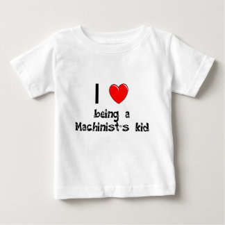 Pour Bébé J'aime être le T-shirt de l'enfant d'un machiniste