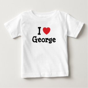 Pour Bébé J'aime George heart T-Shirt