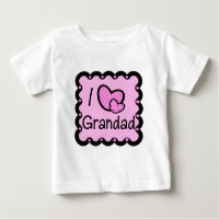 J'Aime Grand-Père Mignonne T-shirt