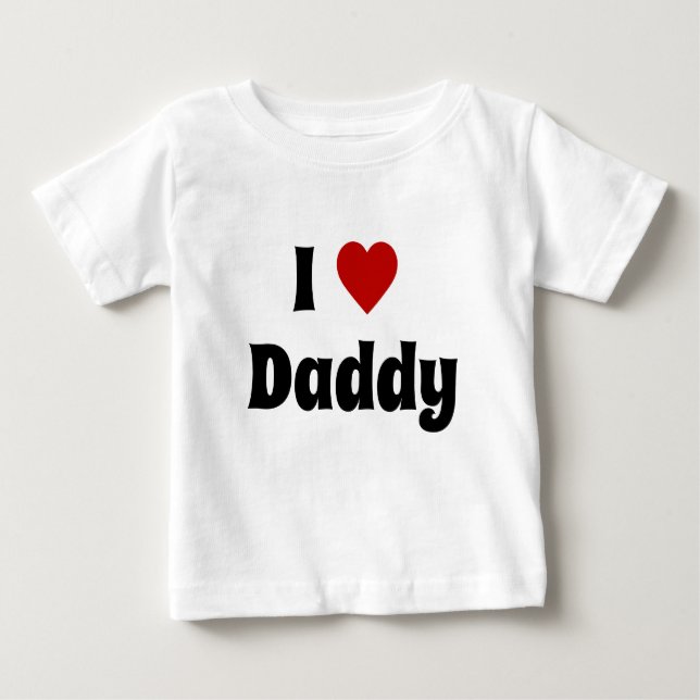 Pour Bébé J'aime le t-shirt du papa (Devant)