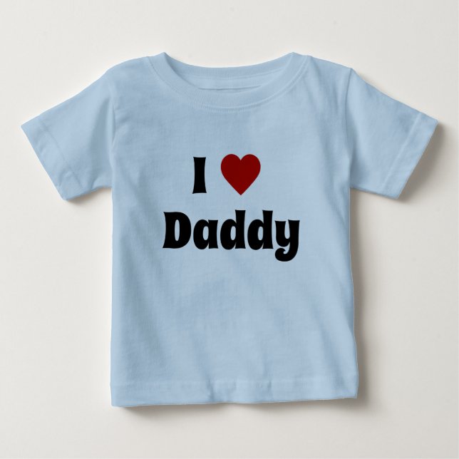 Pour Bébé J'aime le t-shirt du papa (Devant)