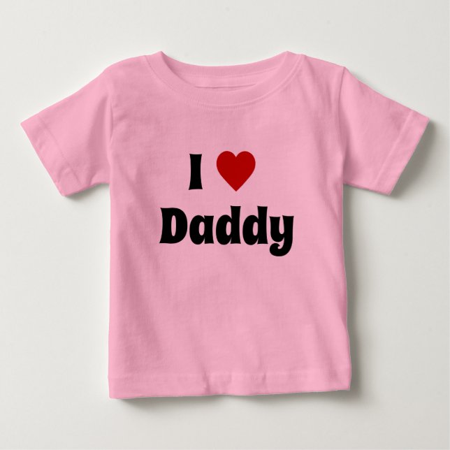 Pour Bébé J'aime le t-shirt du papa (Devant)