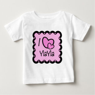 Pour Bébé J'aime le T-shirt mignon de YiaYia