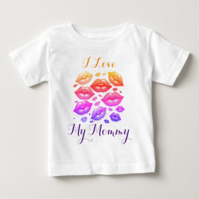 Pour Bébé J'aime ma maman Toddler T-shirt (Devant)