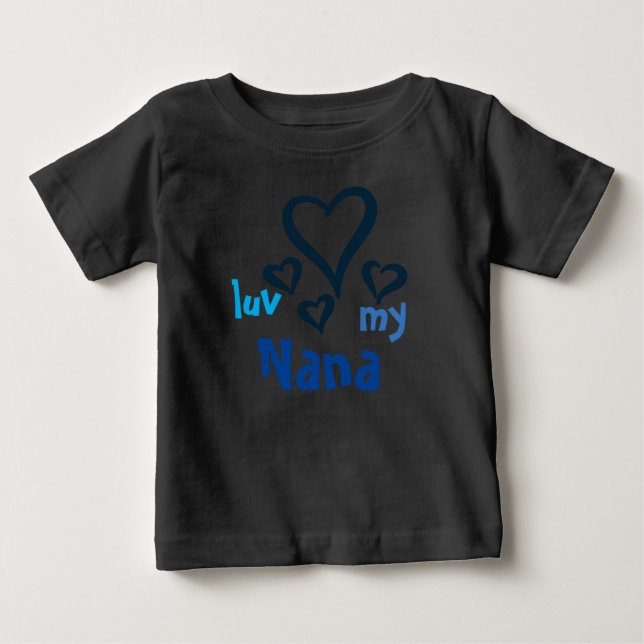 Pour Bébé J'Aime Mon T-shirt Nana Baby (Devant)