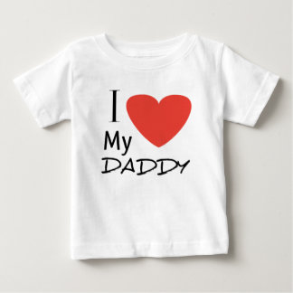 Pour Bébé J'aime mon T-shirt papa
