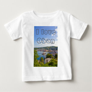 Pour Bébé J'aime Oban, T-shirt personnalisable