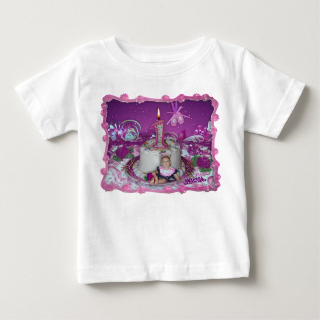 Pour Bébé Je suis 1 T-shirt (de frontière de W) (Devant)