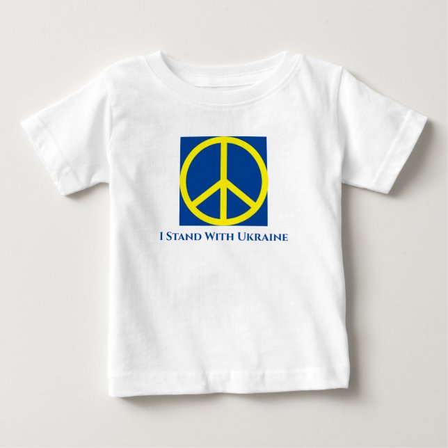 Pour Bébé Je Suis Avec Le T-shirt Ukraine (Devant)