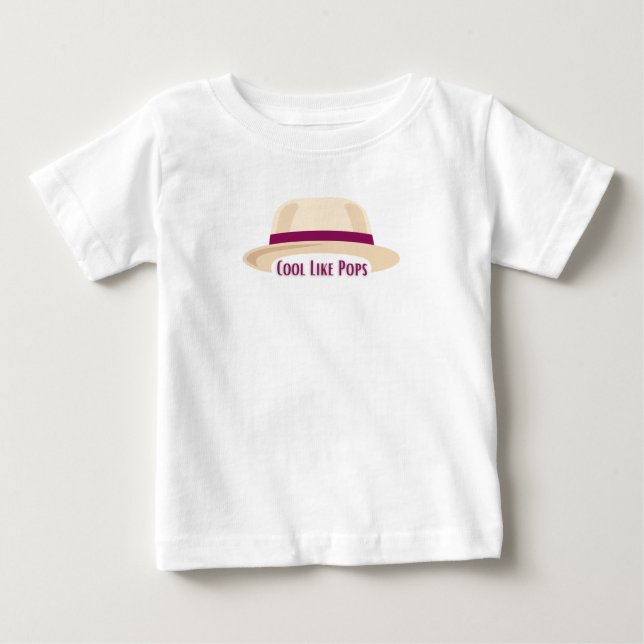 Pour Bébé Je suis cool comme un t-shirt pops (Devant)