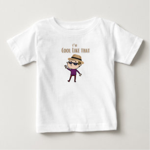 Pour Bébé Je suis cool comme un t-shirt pops