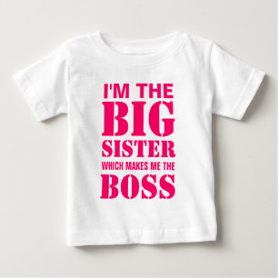 Pour Bébé Je suis la grande soeur qui me fait le T-shirt du