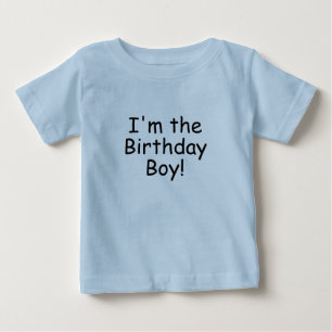Pour Bébé "Je suis le garçon d'anniversaire !" T-shirt