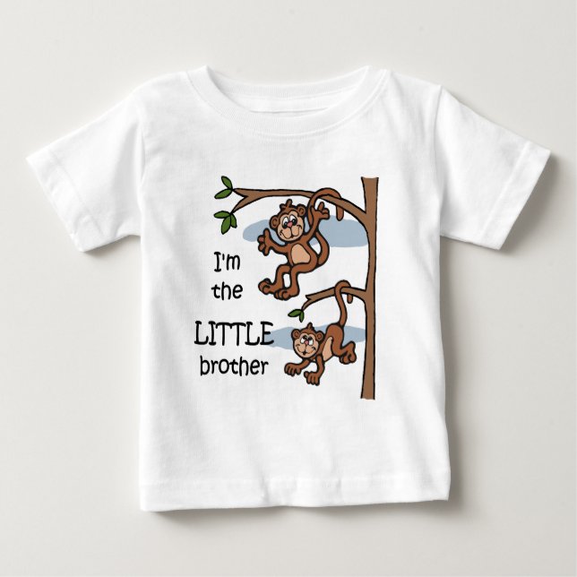Pour Bébé Je suis le t-shirt Little Brother (Devant)