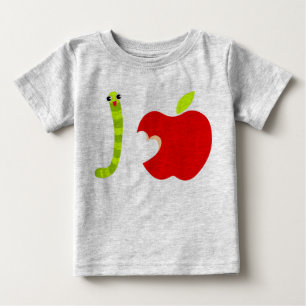Pour Bébé Je T-shirt d'Apple d'amour
