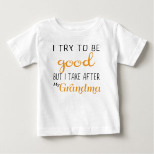 Pour Bébé J'essaye d'être bon mais je prends après T-shirt