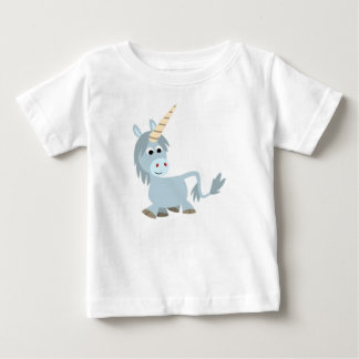 Pour Bébé Joli Cartoon Unicorn Baby T-Shirt