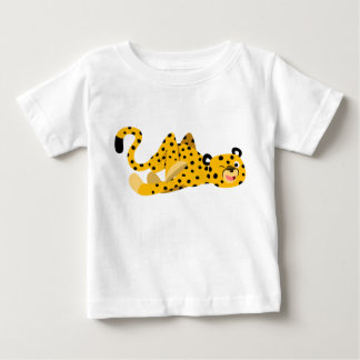 Pour Bébé Joli Dashing Cartoon Cheetah Baby T-Shirt