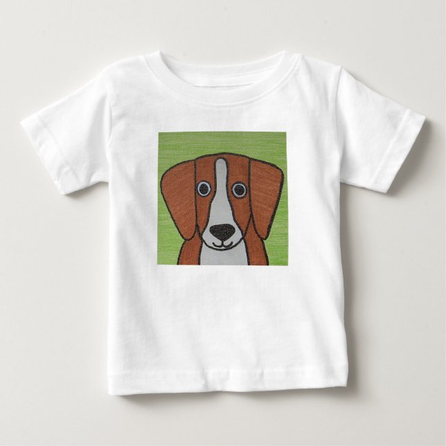 Pour Bébé ?Joli T-shirt Beagle bébé/bébé (Devant)