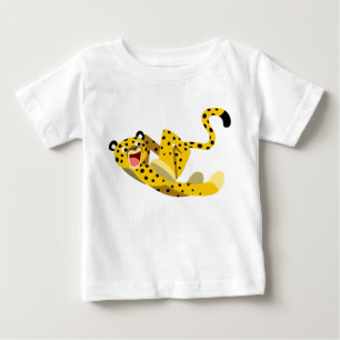 Pour Bébé Joli T-Shirt Cheetah Baby Cartoon Coureur