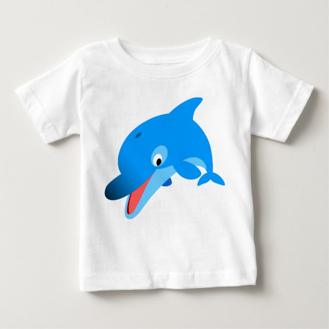 Pour Bébé Joli T-shirt Dauphin de dauphin dauphin (Devant)