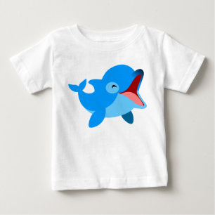 Pour Bébé Joli T-shirt Dauphin de Dauphin de rire