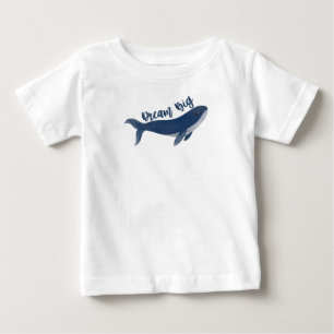 Pour Bébé Joli T-shirt "Dream Big" Whale Baby