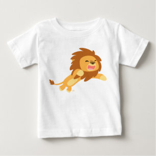 Pour Bébé Jolie Cartoon Lion Baby T-shirt