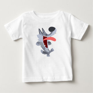 Pour Bébé Jolie Danser Cartoon Wolf Baby T-shirt