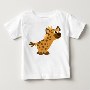 Pour Bébé Jolie Marche Cartoon Hyena Baby T-Shirt