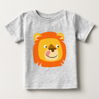 Pour Bébé Jolie Yummy Cartoon Lion Baby T-shirt