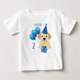Pour Bébé Jote Labrador Retriever Anniversaire T-shirt garço