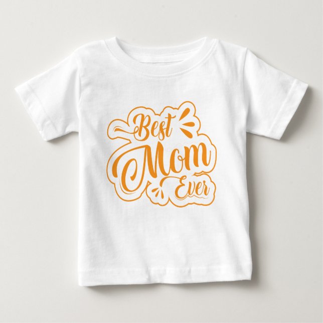 Pour Bébé Joyeux design de t-shirt de jour mère (Devant)