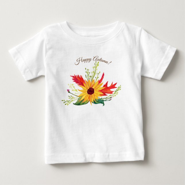 Pour Bébé Joyeux T-shirt d'automne (Devant)