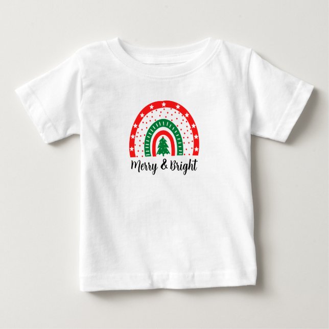 Pour Bébé Joyeux T-shirt de Noël (Devant)