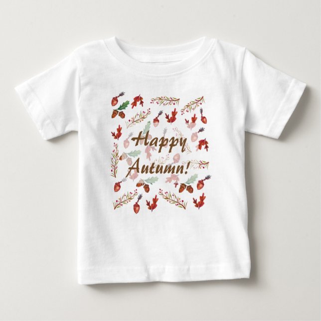 Pour Bébé Joyeux T-shirt Jersey automne (Devant)
