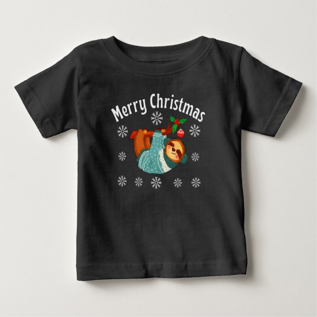 Pour Bébé Joyeux T-shirt Noël (Devant)