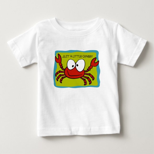 Pour Bébé Juste un petit t-shirt enfant crabby (Devant)