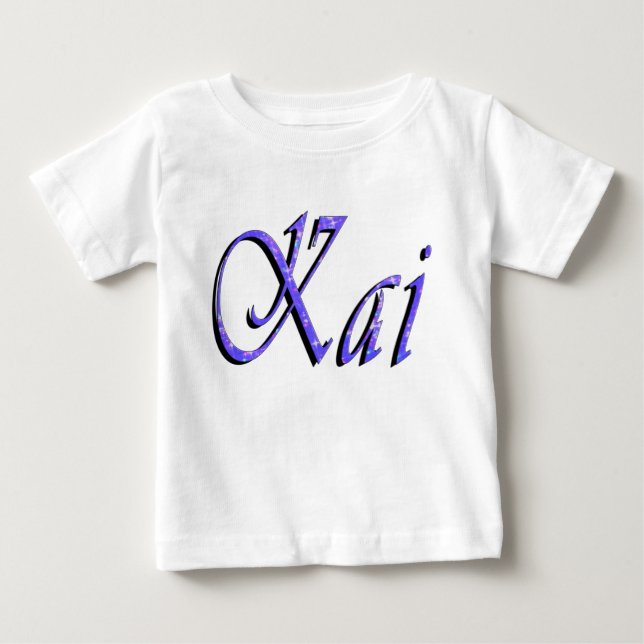 Pour Bébé Kai, Nom Logo, T-shirt Baby Boys (Devant)