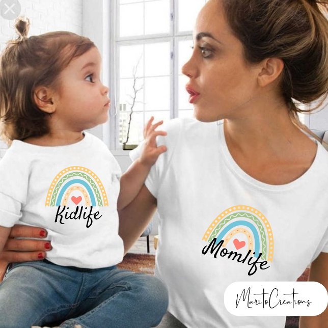 Pour Bébé kidlife t-shirt to make a couple with mum (Créateur téléchargé)