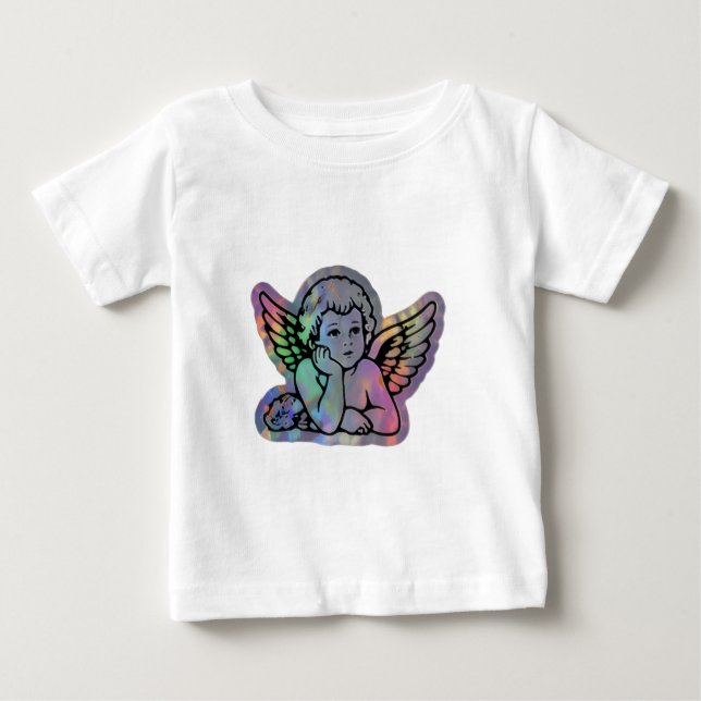 Pour Bébé Kids Stickers Baby T-Shirt (Devant)