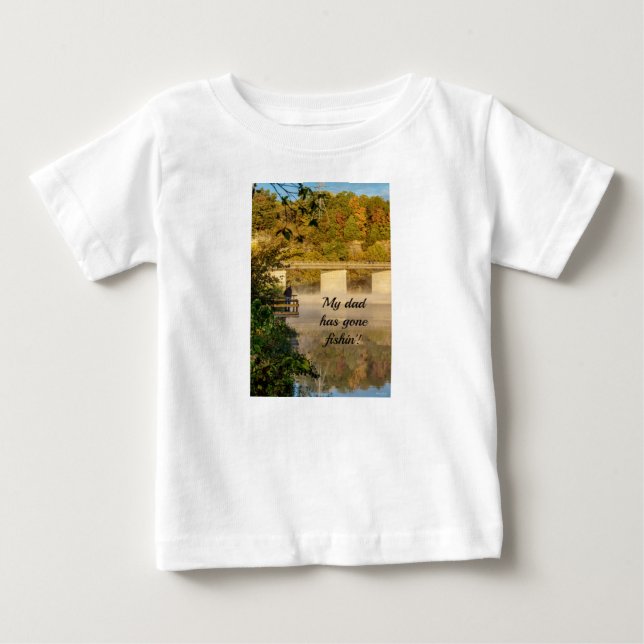 Pour Bébé Lac Springfield Automne Pêche Baby T-shirt (Devant)