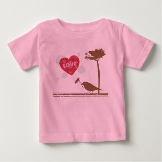 Pour Bébé L'Amour Est Dans L'Air Bird Design T-shirt Enfant
