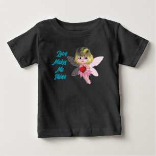 Pour Bébé L'Amour Me Fait Briller T-Shirt Enfants - Coeur mi
