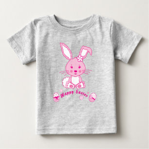 Pour Bébé Lapin de Pâques heureux t-shirt oeufs