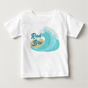 Pour Bébé Le Big One Wave Anniversaire Rad Bro Wave T-Shirt